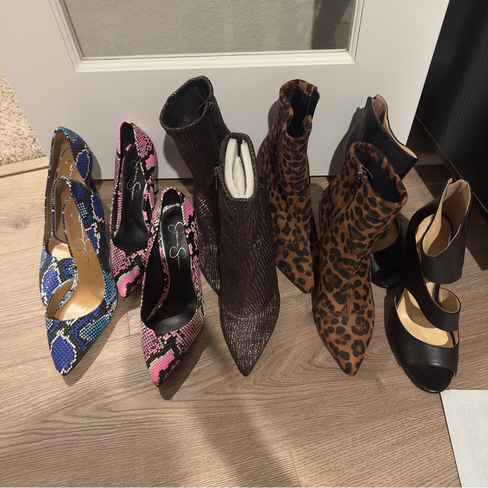 Jessica Simpson Sz 8.5 - like new. Variety colors & style -each sold separately